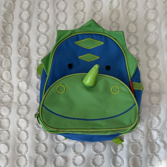 Carter's Other - Carter's Green and Blue Dinosaur Kids Backpack